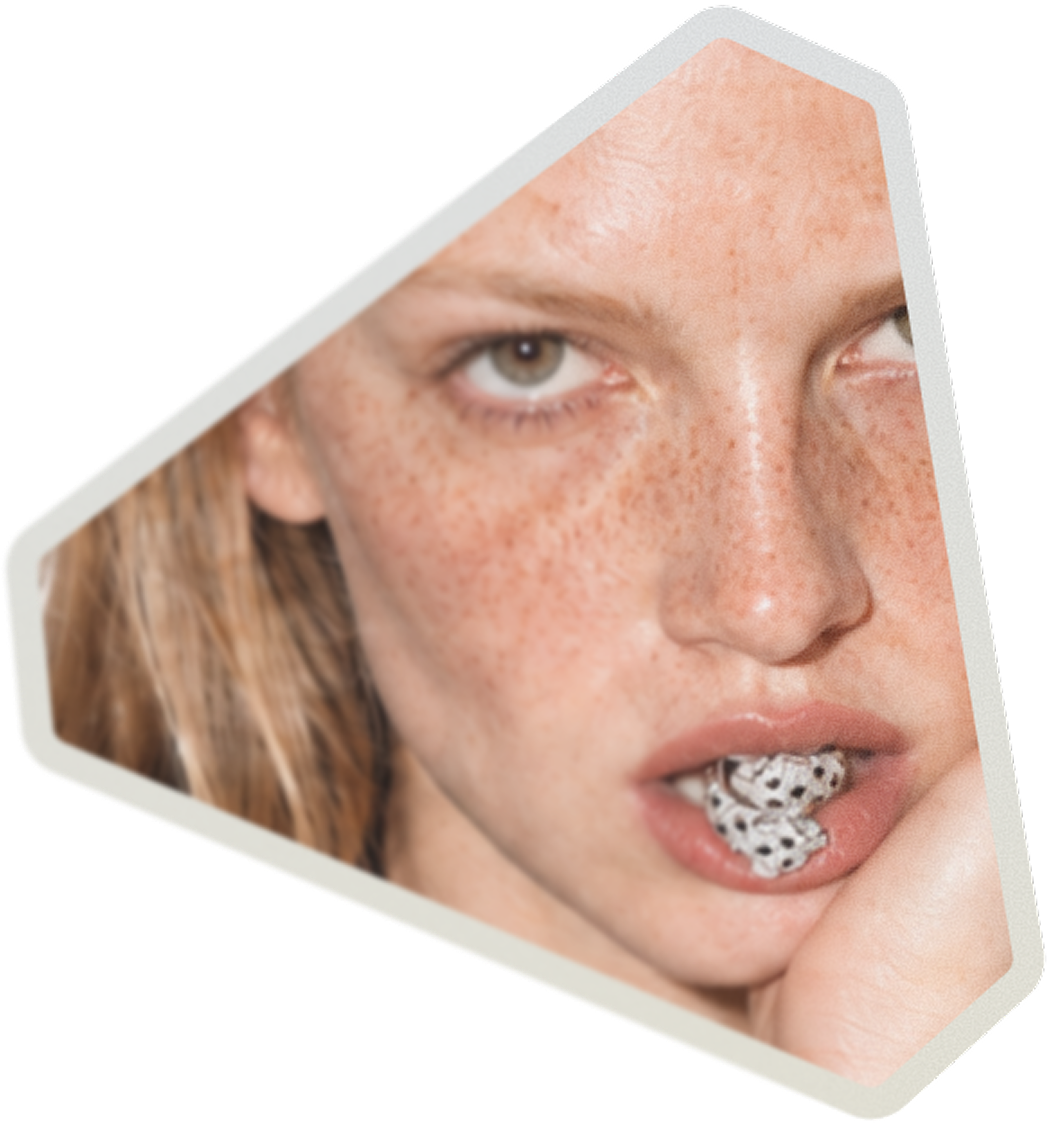 Close portrait cutout